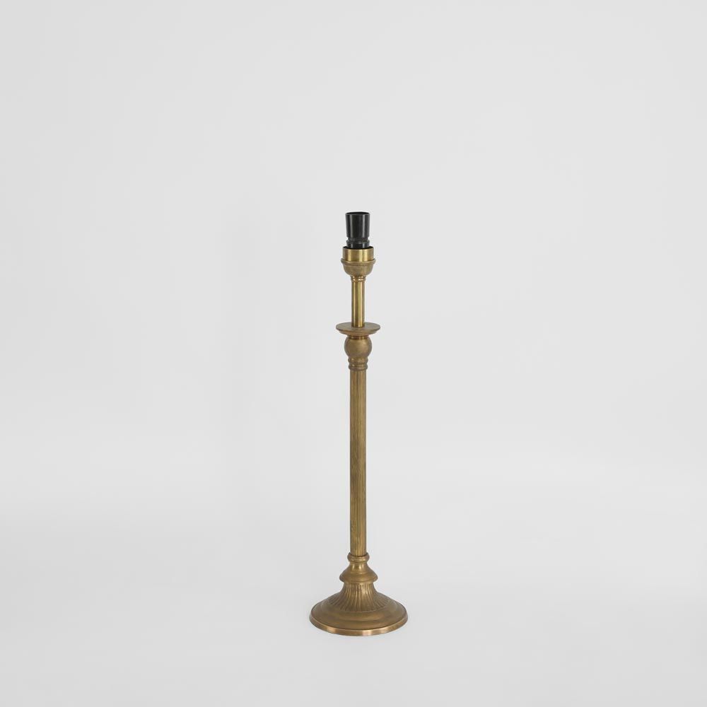 Chelsea 1 Light Table Lamp Base Only Antique Brass