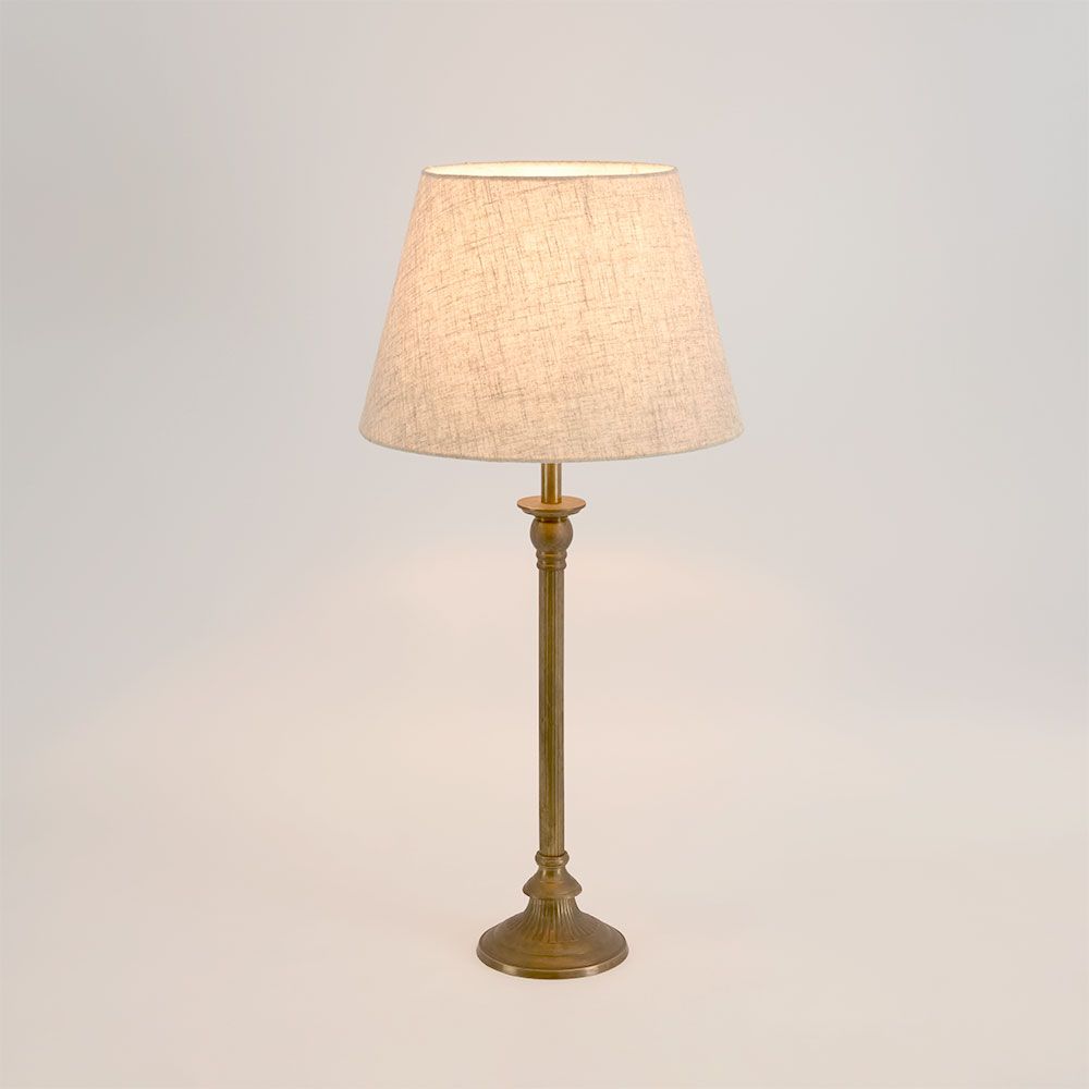 Chelsea 1 Light Table Lamp Base Only Antique Brass