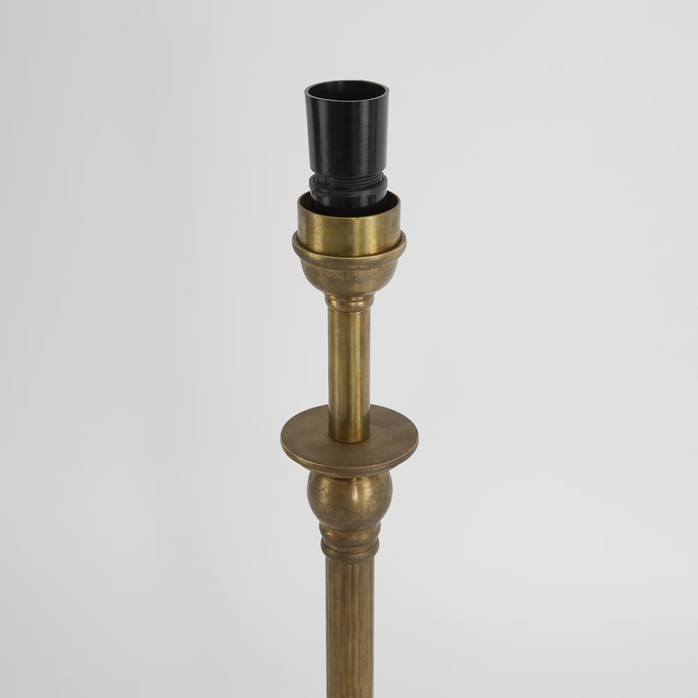 Chelsea 1 Light Table Lamp Base Only Antique Brass