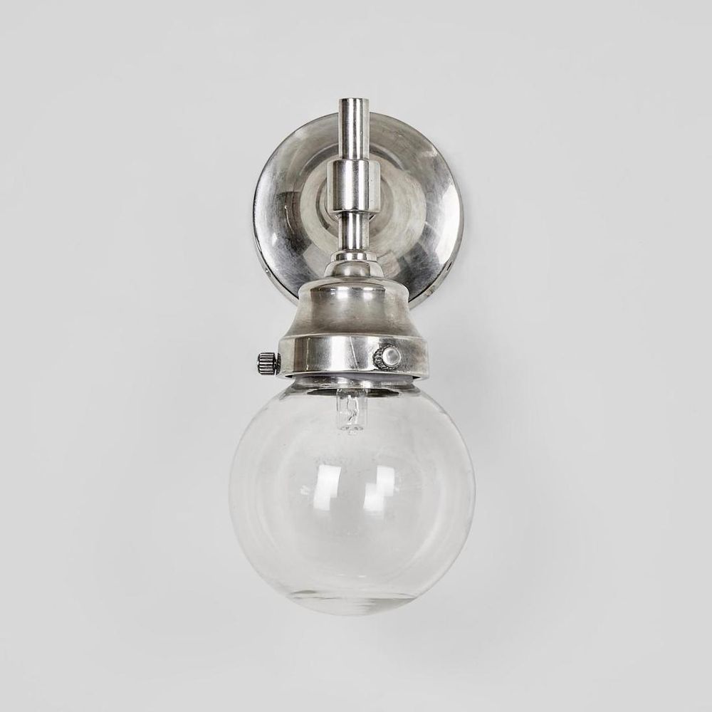 Iceberg Outdoor Wall Lamp Antique Silver
