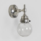 Iceberg Outdoor Wall Lamp Antique Silver