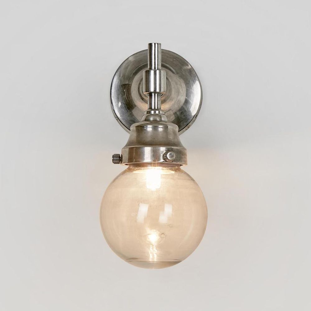 Iceberg Outdoor Wall Lamp Antique Silver