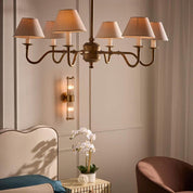 Prescot 6 Light Chandelier Base Dark Bronze