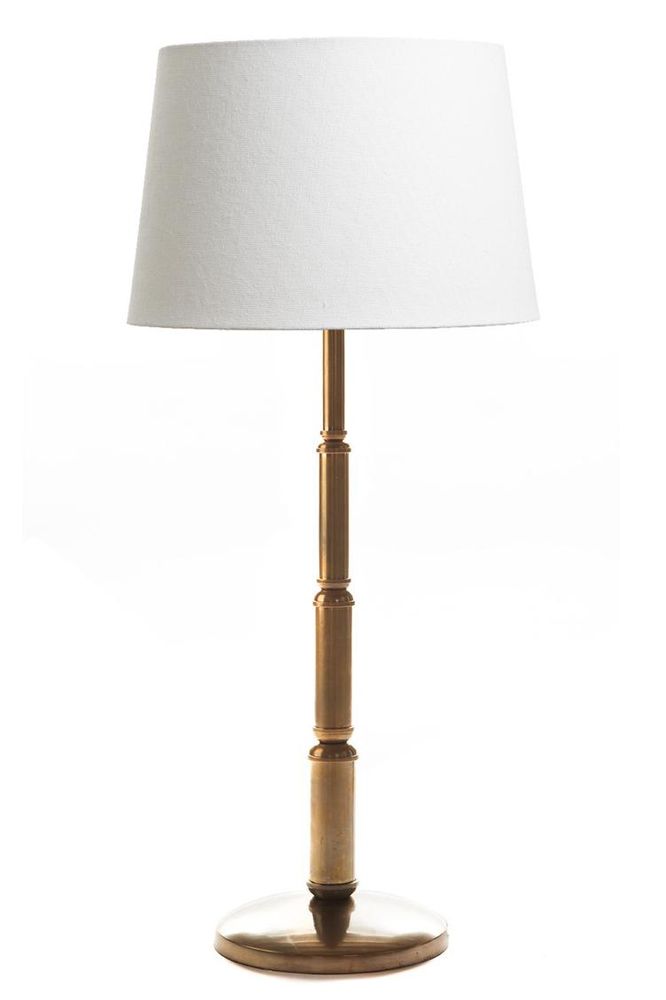 Chapman 1 Light Table Lamp Base Only - Antique Brass