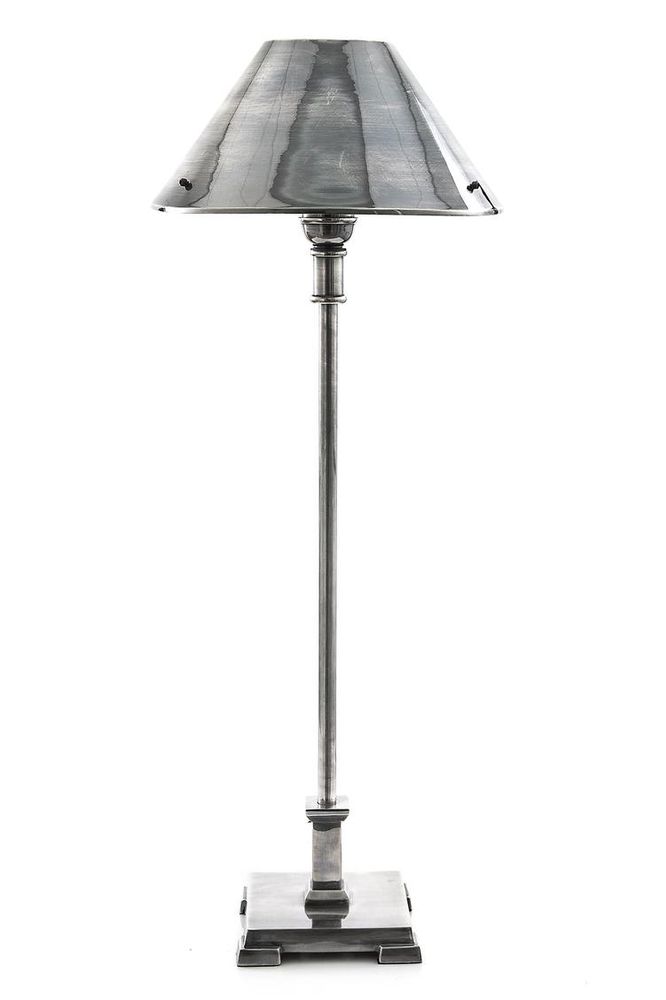Bruxelles 1 Light Table Lamp Dark Antique Silver
