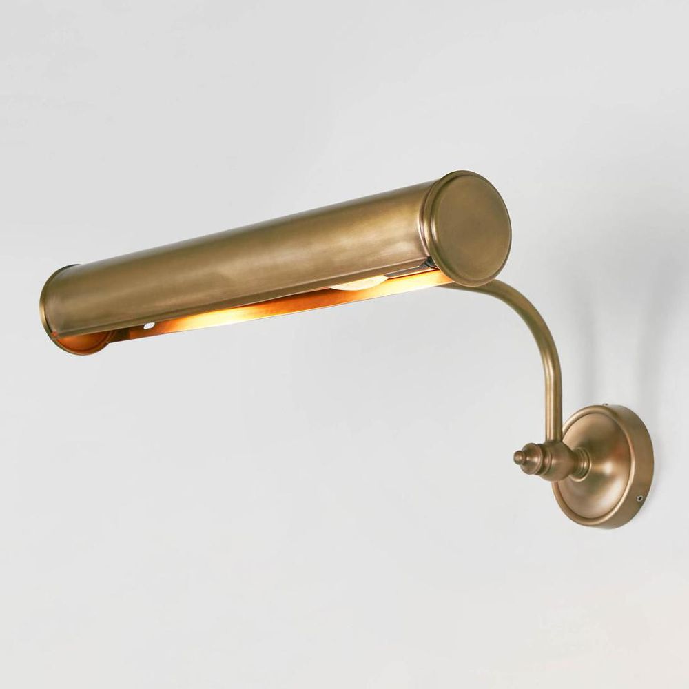 Barclay 2 Light Picture Light Antique Brass