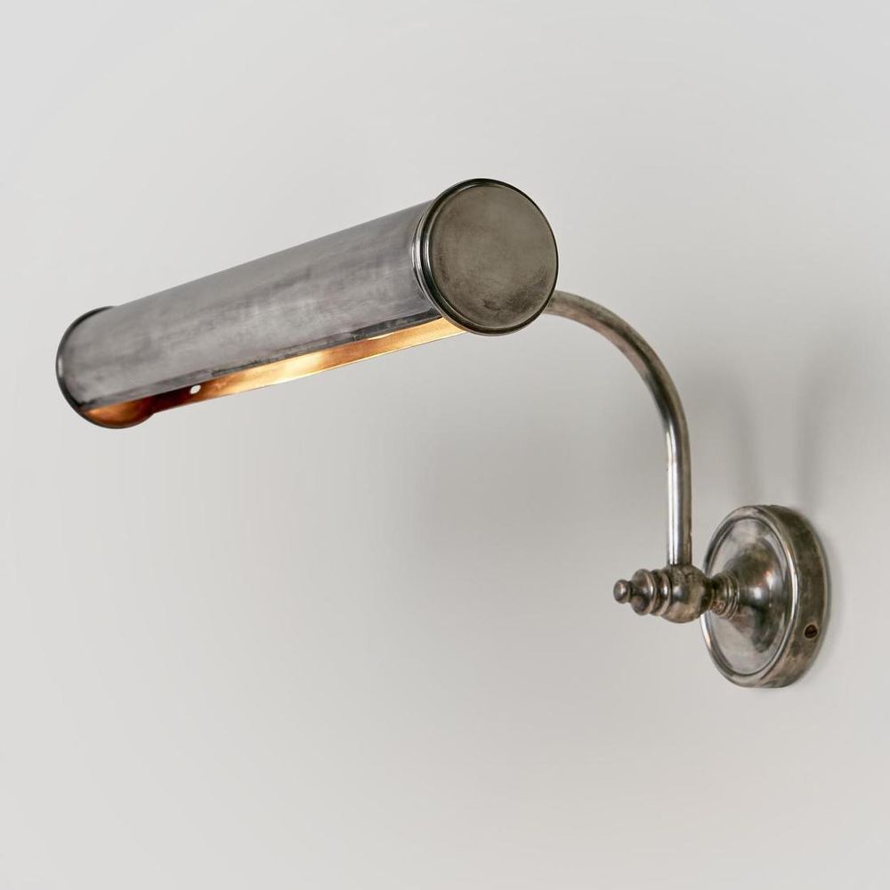 Barclay 2 Light Picture Light Antique Silver