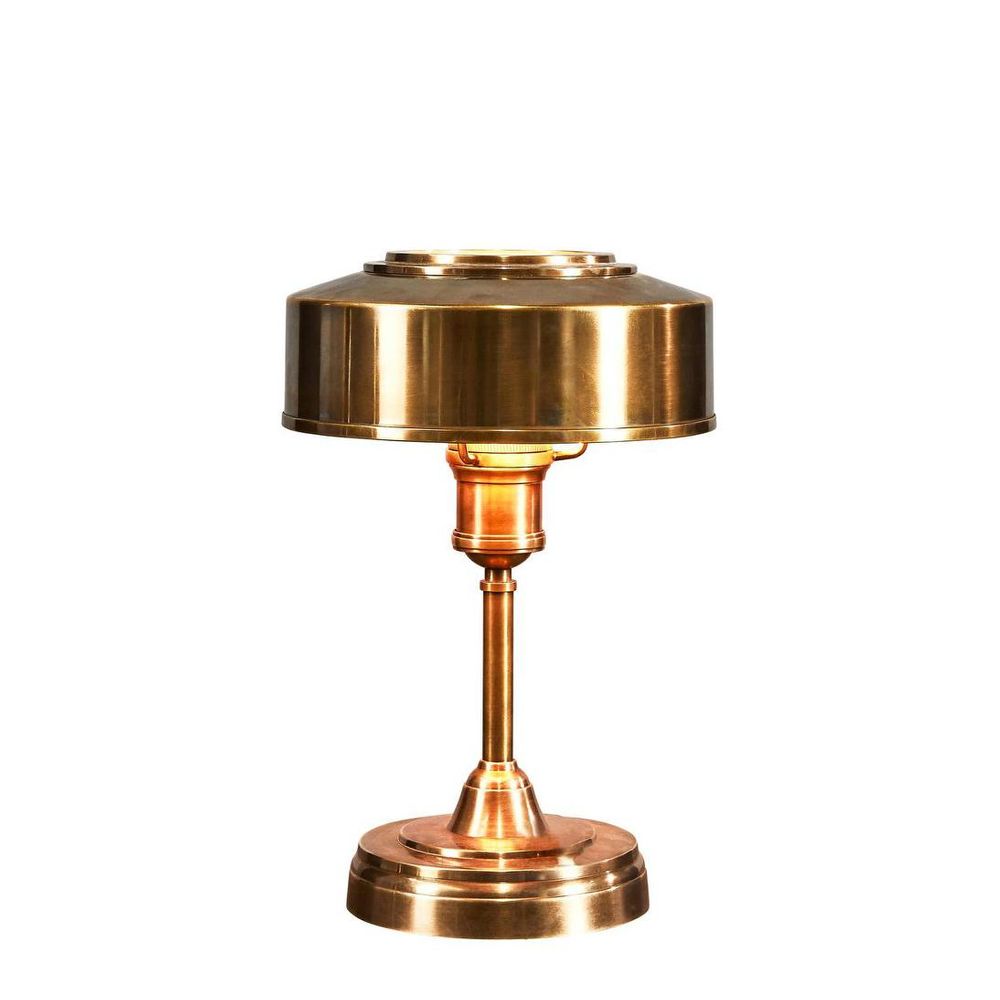Bankstown Art Deco Table Lamp Antique Brass