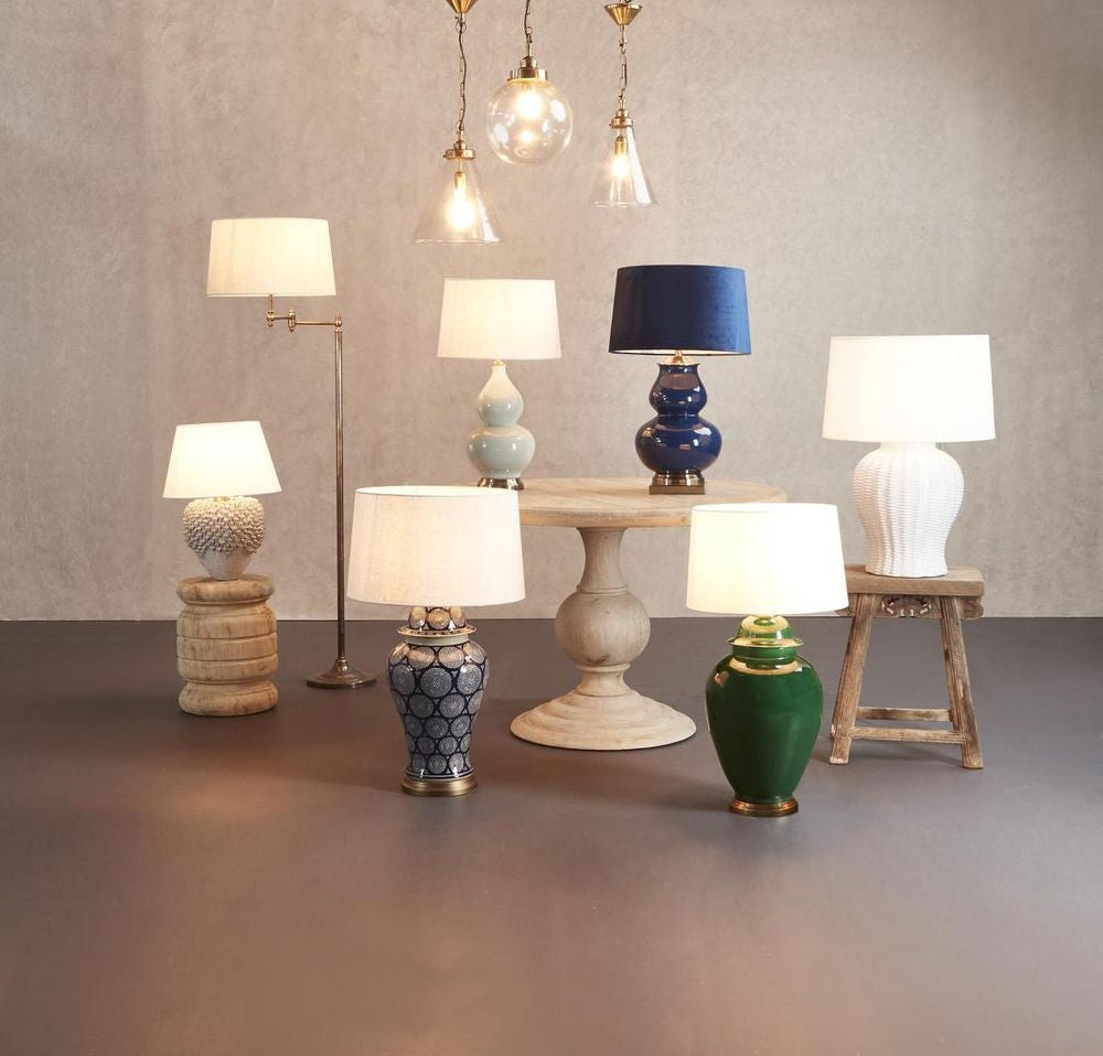 Macleay Floor Lamp Base Only - Antique Brass