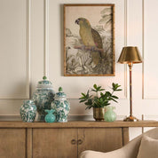 Delaware Table Lamp Antique Brass And Dark Wood