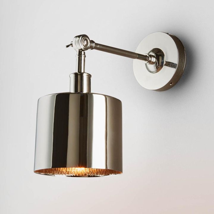 Portofino Wall Lamp Shiny Nickel
