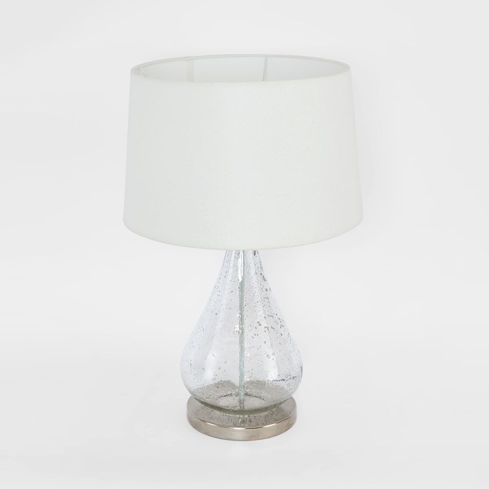 Lustre Teardrop Table Lamp Clear
