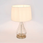 Lustre Teardrop Table Lamp Clear