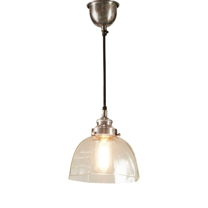Hobart 1 Light Pendant Antique Silver