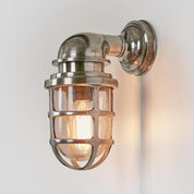 Porto Outdoor Wall Lantern Antique Silver