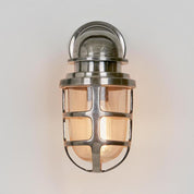 Porto Outdoor Wall Lantern Antique Silver