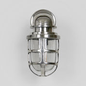 Porto Outdoor Wall Lantern Antique Silver