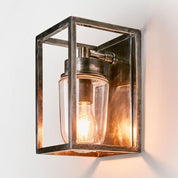 Wellington Outdoor Wall Lamp Silver