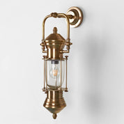 Lisbon Outdoor Ship Lantern Antique Brass
