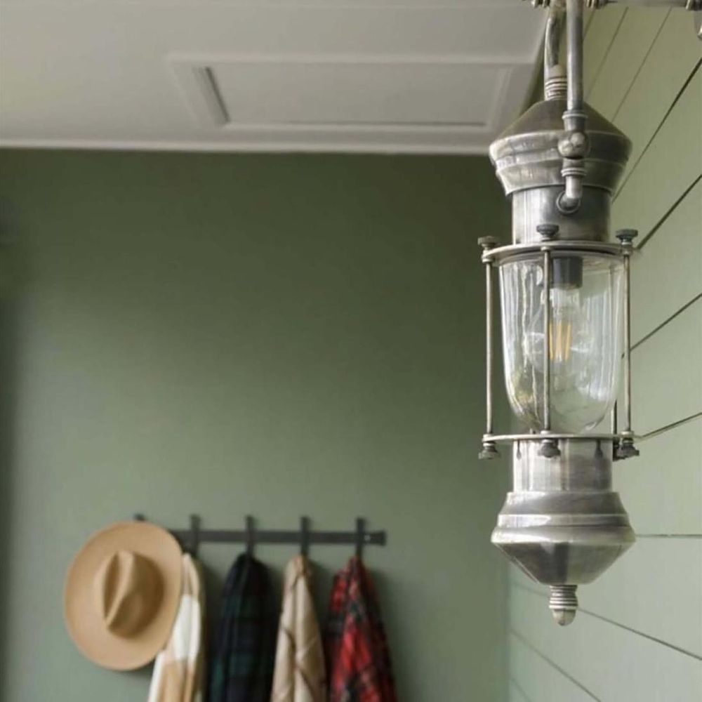 Lisbon Outdoor Ship Lantern Anitque Silver