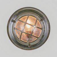 Jervis Outdoor Porthole Wall Light Silver