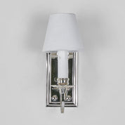 East Borne 1 Light Sconce Base Nickel