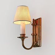 East Borne 1 Light Sconce Base Antique Brass