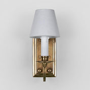 East Borne 1 Light Sconce Base Antique Brass