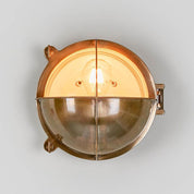 Vienna Outdoor Wall Lamp Antique Brass