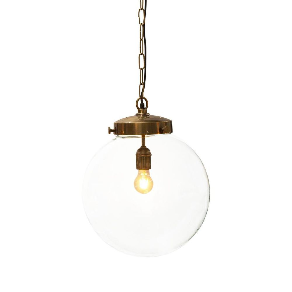 Celeste Large 1 Light Pendant Antique Brass