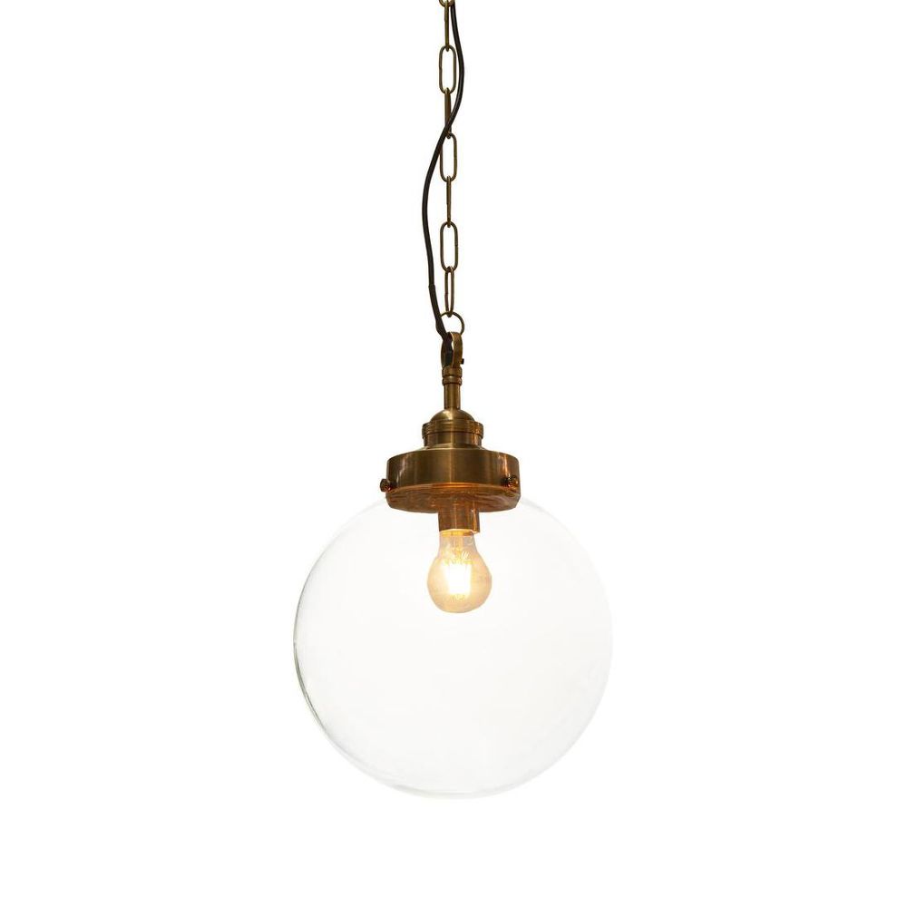 Celeste 1 Light Pendant Antique Brass