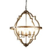 Hyatt Large Pendant Light Brown Steel