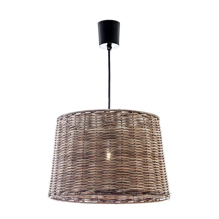 Rattan Round 1 Light Pendant Large