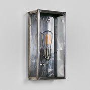 Goodman Outdoor Lantern Wall Lamp Antique Silver