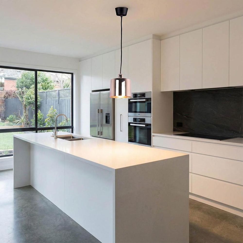 Portofino Pendant Light Shiny Nickel Brass