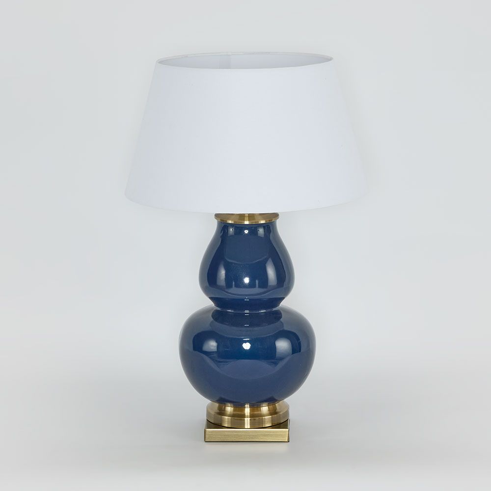 Matisse Table Lamp Dark Blue Ceramic / Metal