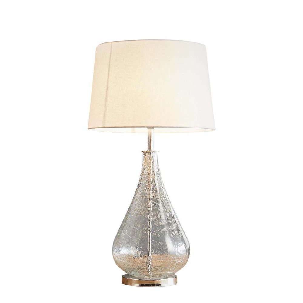 Lustre Teardrop Table Lamp Clear Base Only