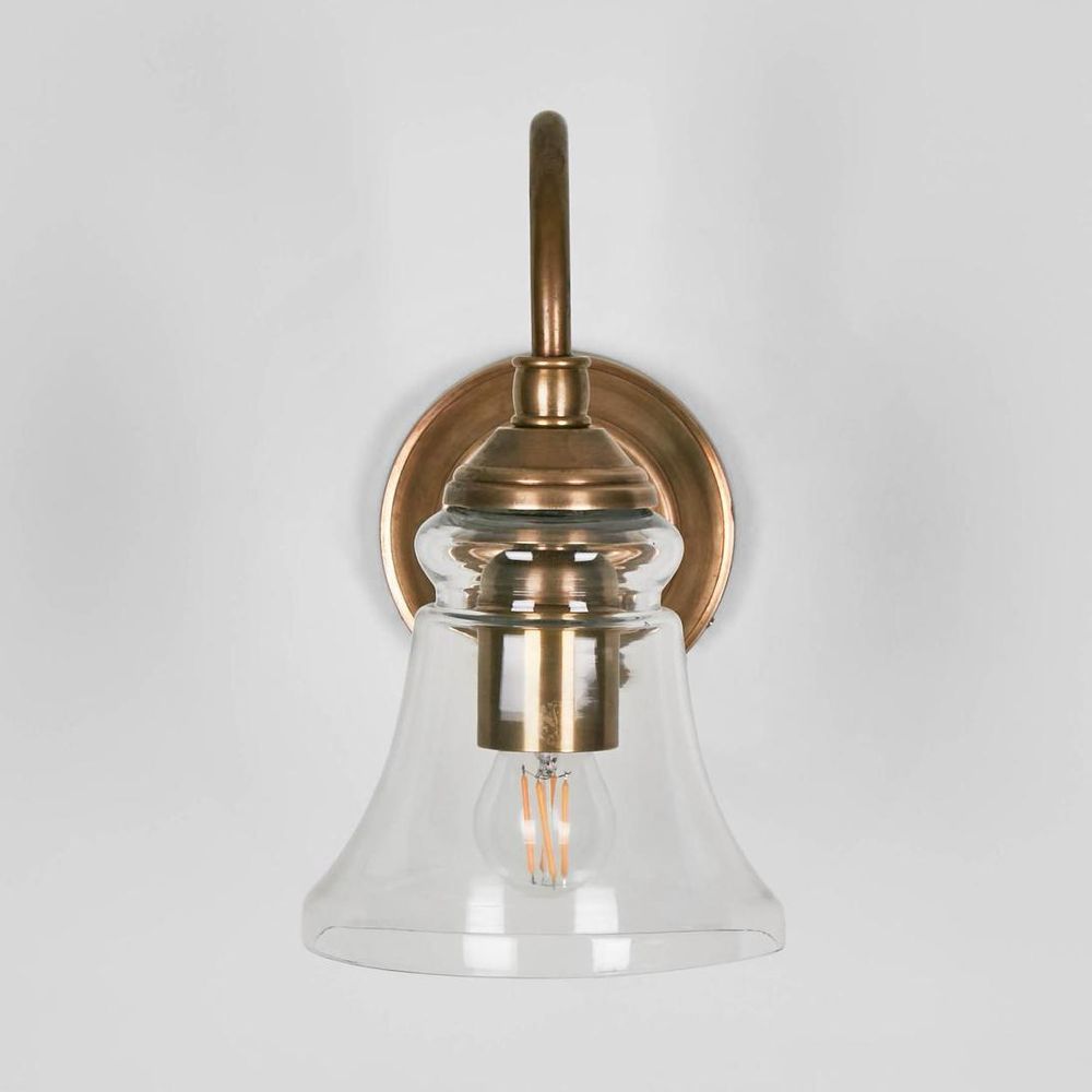 Plaza Wall Sconce Antique Brass