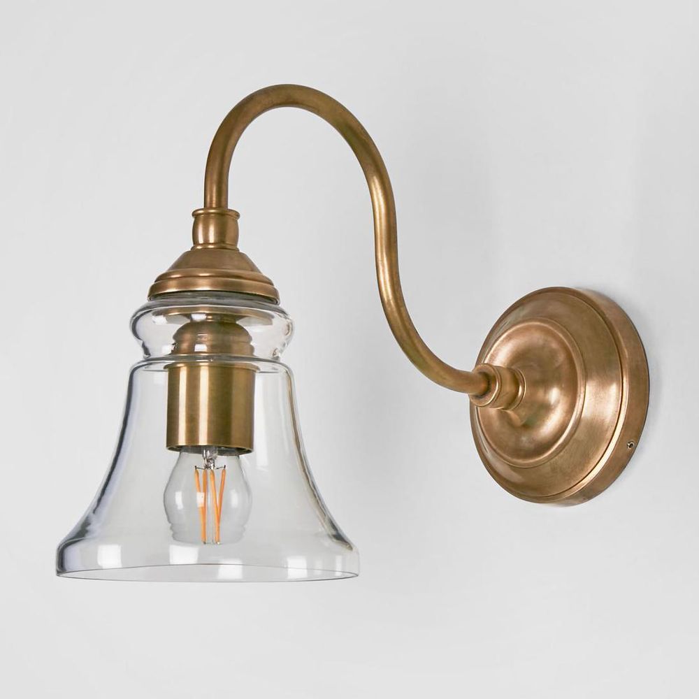 Plaza Wall Sconce Antique Brass