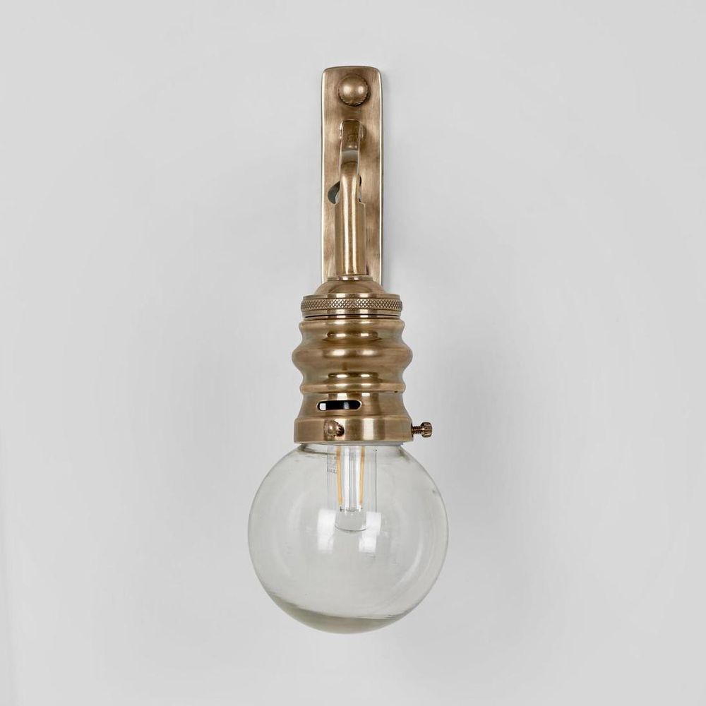 Carlton Exterior Wall Light Brass