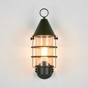 Eastwood Exterior Wall Light Black Brass