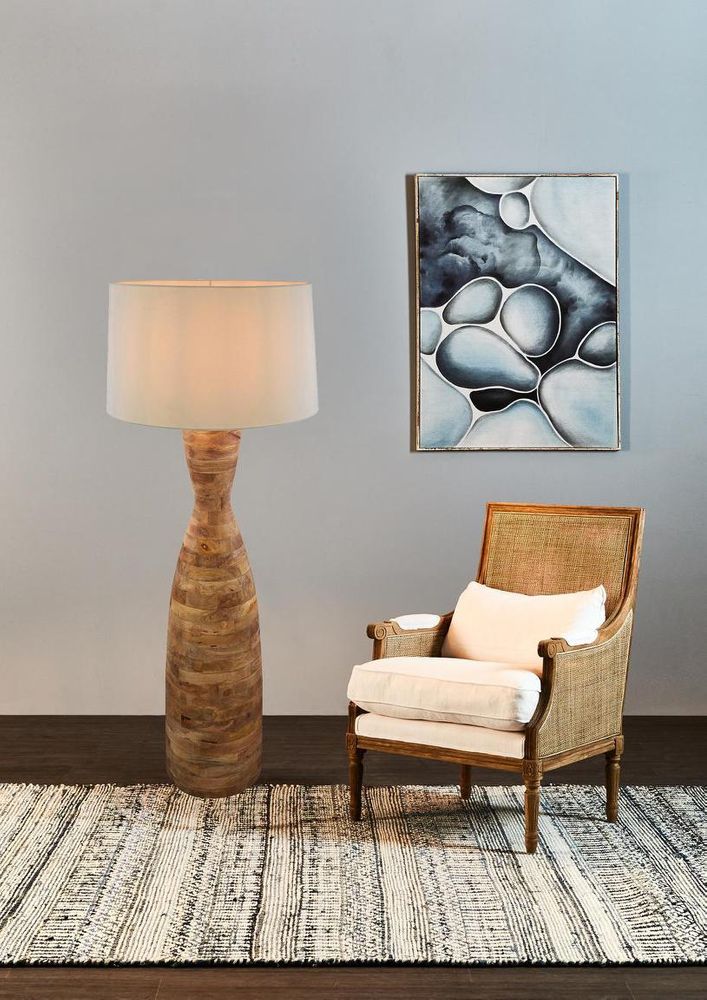 Esraj Floor Lamp Natural Base Only