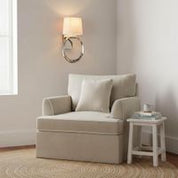 Saratoga Wall Sconce Nickel Aluminium