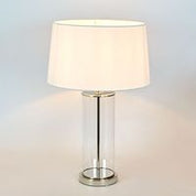 Iris Table Lamp Nickel Metal