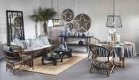 Theo Pendant Light Black Iron / Glass