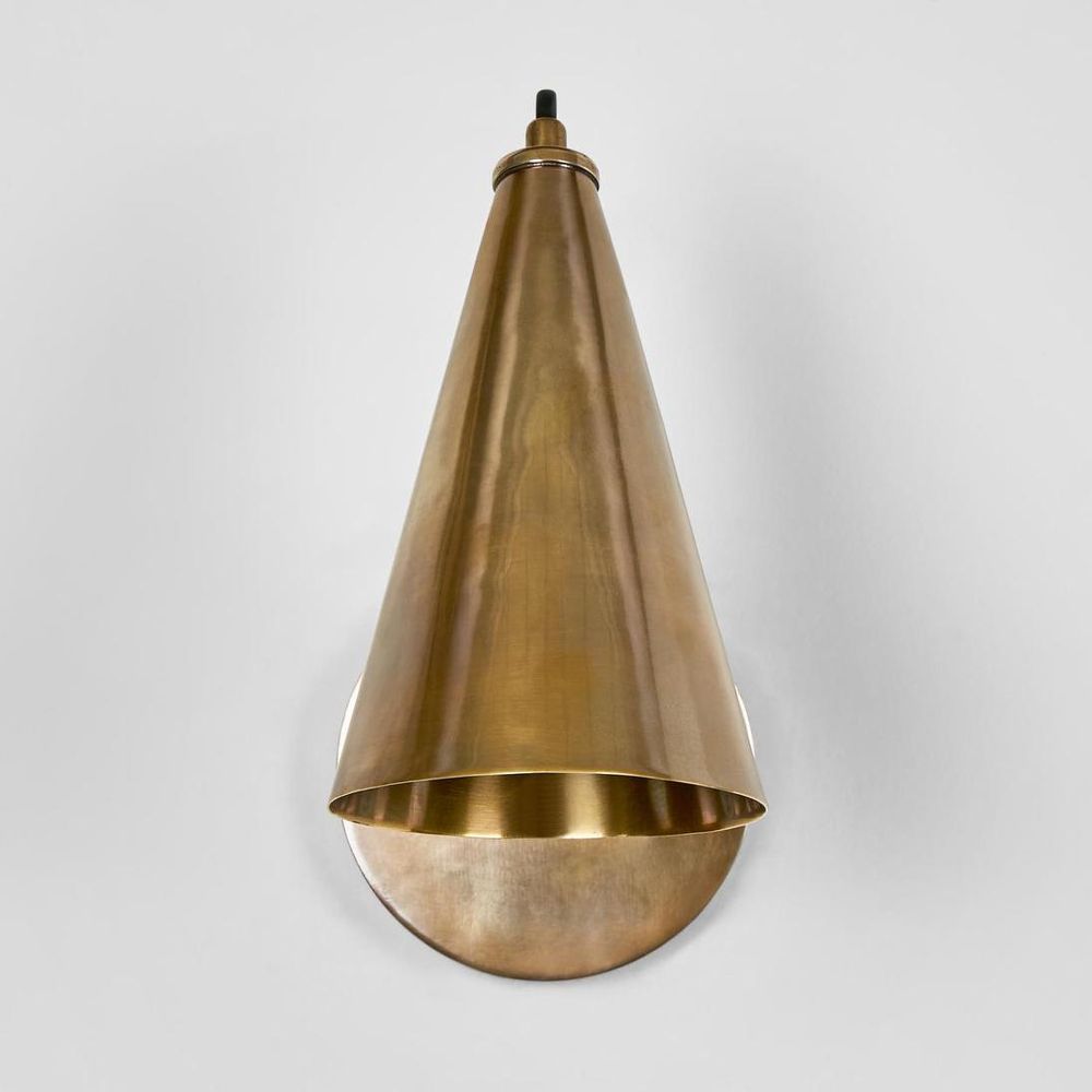 Cloudy Wall Sconce Antique Brass
