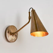 Cloudy Wall Sconce Antique Brass