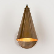Cloudy Wall Sconce Antique Brass