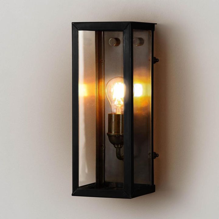 Goodman Exterior Wall Light Black Brass