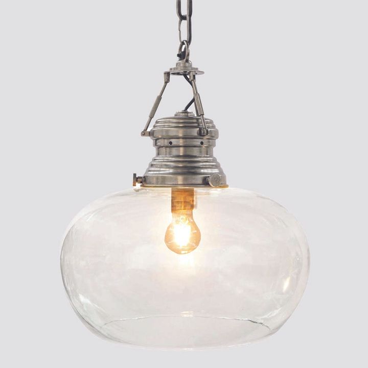 Paddington 1 Light Pendant Antique Silver